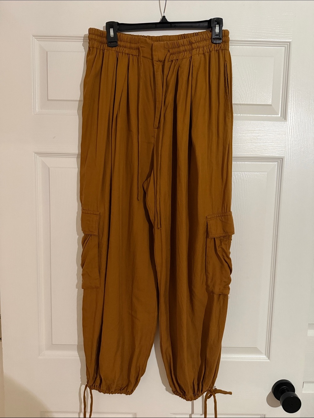 Free People Palash Rust Cargo Jogger Pants - Picture 4 of 8